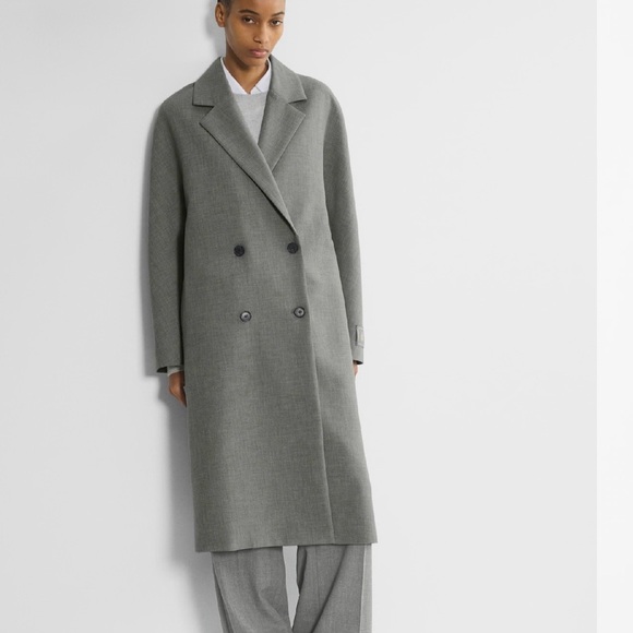 Babaton Aritzia slouch coat in grey nwt xs - Picture 3 of 6